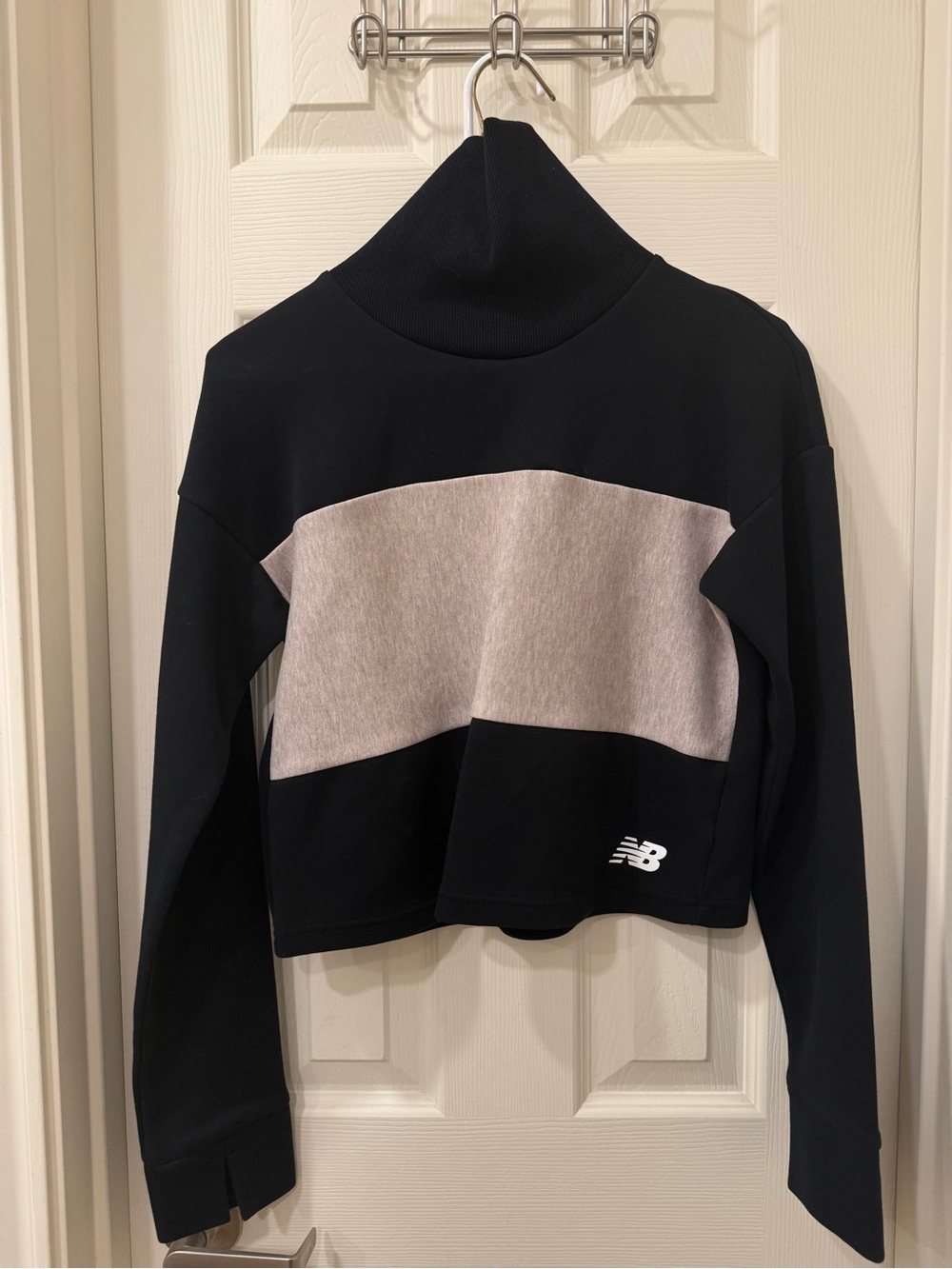 New Balance Black Pullover with Light Gray Logo Tag